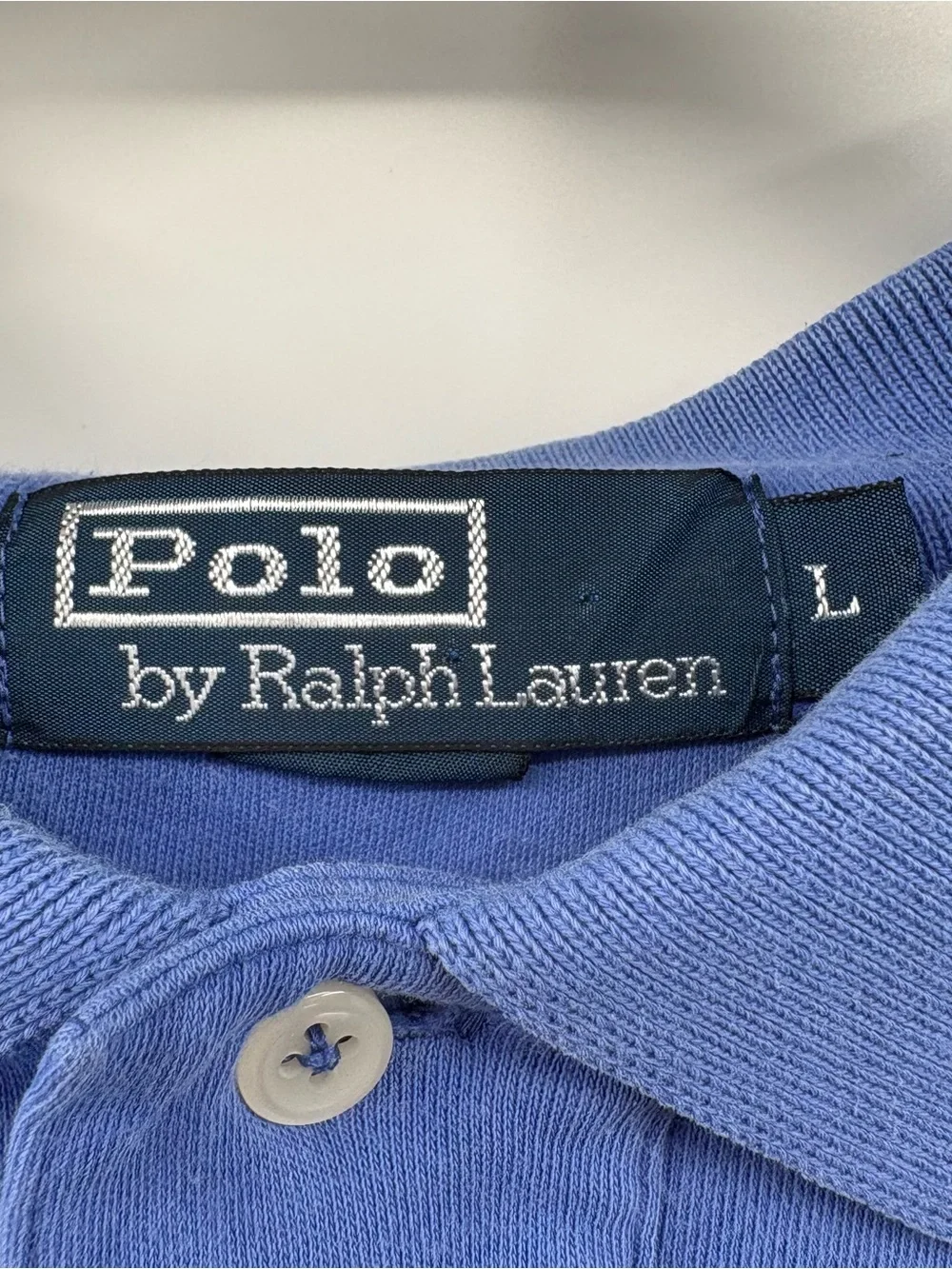 Polo by Ralph Lauren Men's Blue Short-Sleeve Polo Shirt